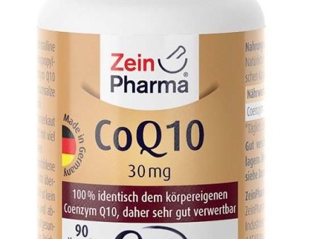 Zein Pharma CoQ10, 30mg - 90 caps Supply