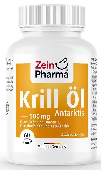 Zein Pharma Krill Oil Antarctic, 500mg - 60 caps Online