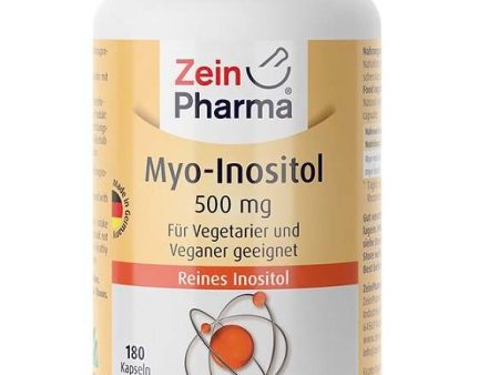 Zein Pharma Myo-Inositol, 500mg - 180 caps Cheap