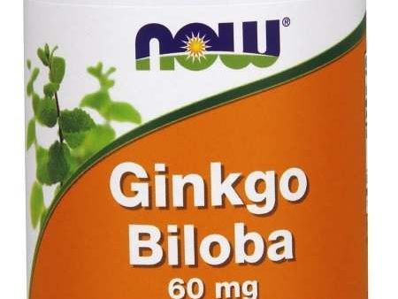 NOW Foods Ginkgo Biloba, 60mg - 60 vcaps Sale