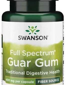 Swanson Full Spectrum Guar Gum, 400mg - 60 caps Hot on Sale