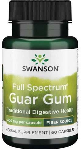 Swanson Full Spectrum Guar Gum, 400mg - 60 caps Hot on Sale