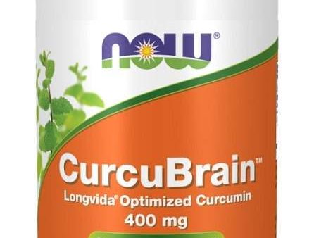 NOW Foods CurcuBrain, 400mg - 50 vcaps For Sale