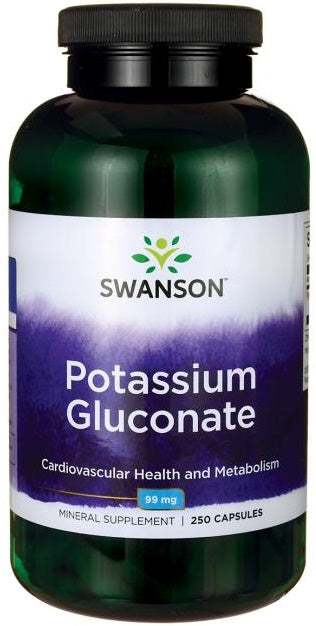 Swanson Potassium Gluconate, 99mg - 250 caps For Cheap