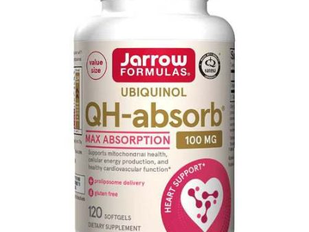 Jarrow Formulas Ubiquinol QH-absorb, 100mg - 120 softgels Cheap