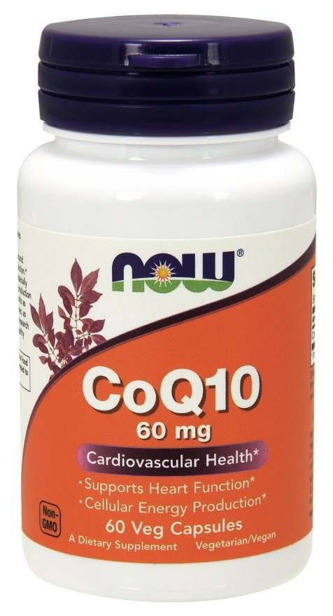 NOW Foods CoQ10, 60mg - 60 vcaps Cheap