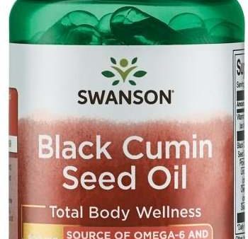 Swanson Black Cumin Seed Oil, 500mg - 60 liquid vcaps Sale