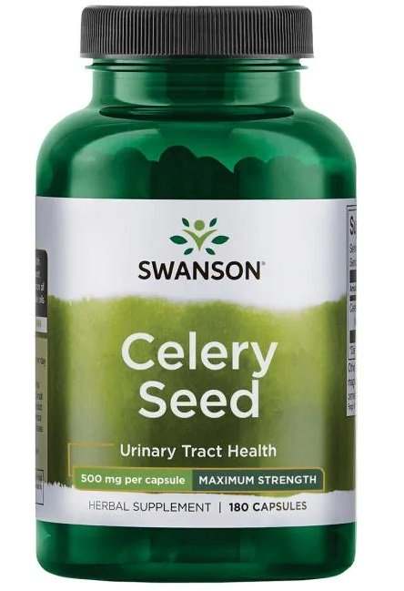 Swanson Celery Seed, 500mg - 180 caps For Cheap