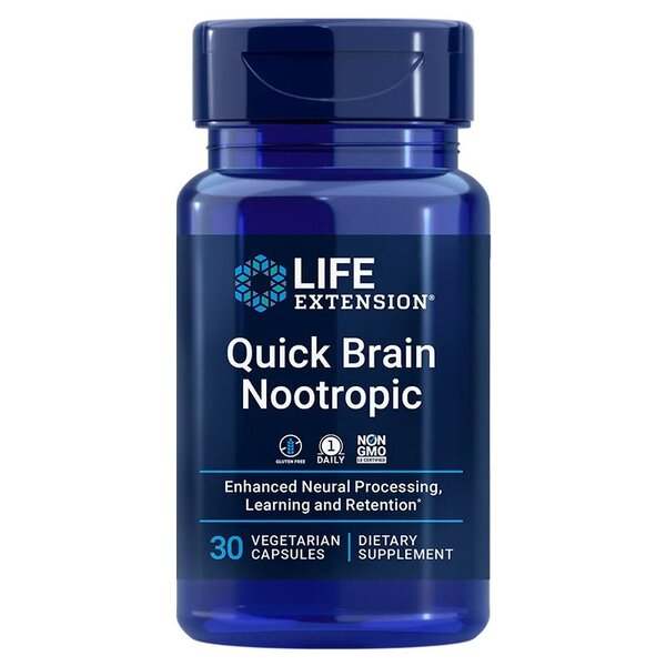 Life Extension Quick Brain Nootropic - 30 vcaps Online