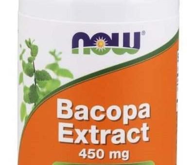 NOW Foods Bacopa Extract, 450mg - 90 vcaps Hot on Sale