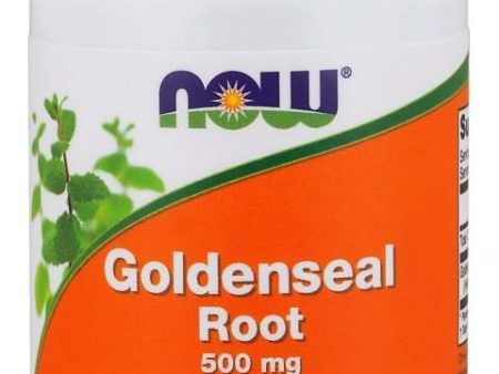 NOW Foods Goldenseal Root, 500mg - 50 vcaps For Discount