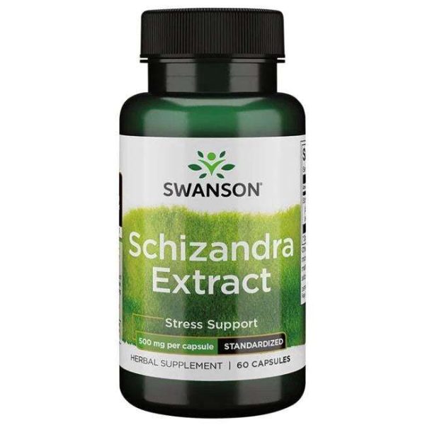 Swanson Schizandra Extract, 500mg - 60 caps on Sale