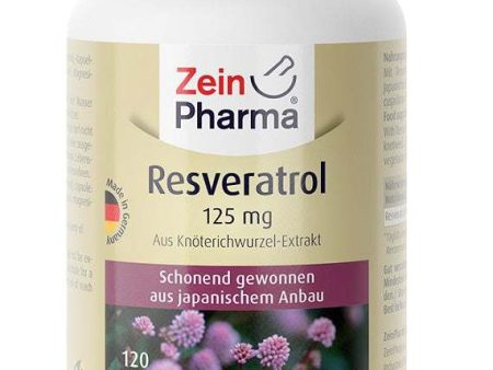 Zein Pharma Resveratrol, 125mg - 120 caps Supply