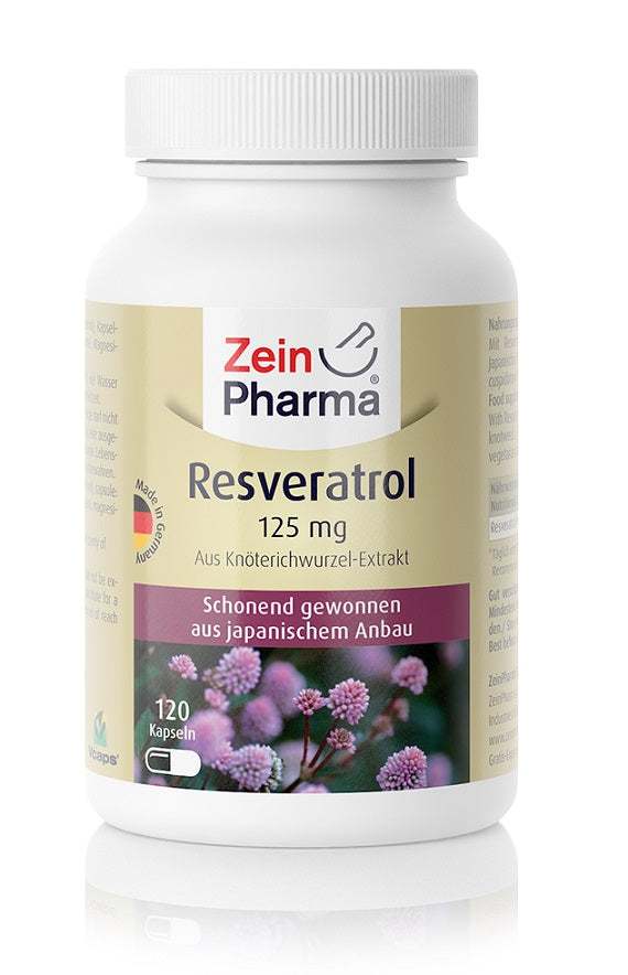 Zein Pharma Resveratrol, 125mg - 120 caps Supply