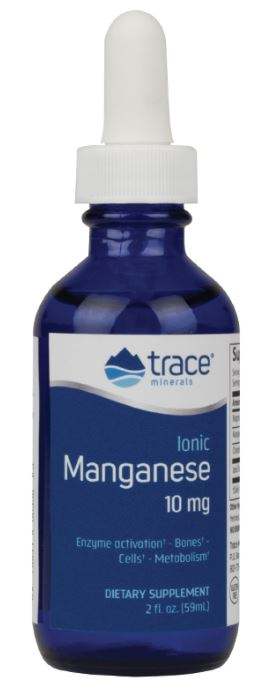 Trace Minerals Ionic Manganese, 10mg - 59 ml For Sale