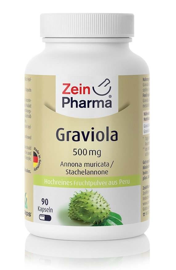 Zein Pharma Graviola, 500mg - 90 caps For Sale