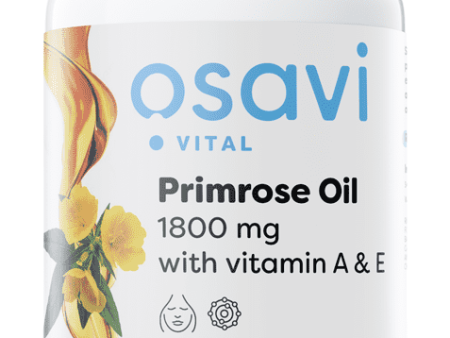 Osavi Primrose Oil with Vitamin A & E, 1800mg - 120 softgels on Sale