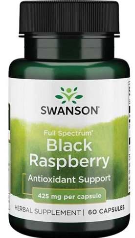 Swanson Full Spectrum Black Raspberry, 425mg - 60 caps Online Hot Sale