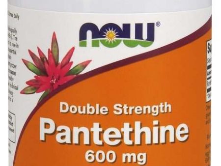 NOW Foods Pantethine, 600mg Double Strength - 60 softgels on Sale