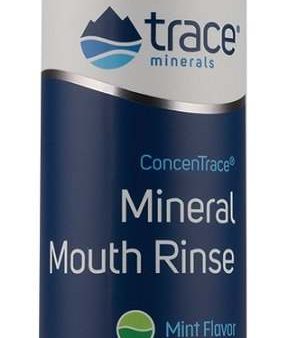 Trace Minerals ConcenTrace Mineral Mouth Rinse, Mint - 473 ml For Sale