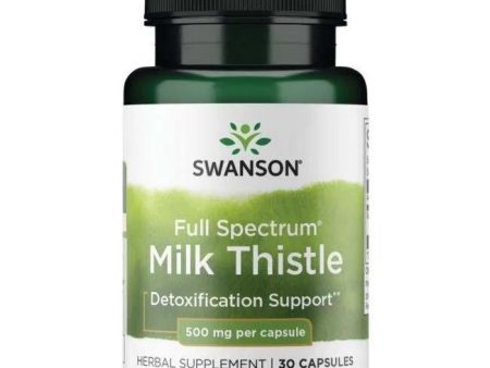 Swanson Full Spectrum Milk Thistle, 500mg - 30 caps Online now