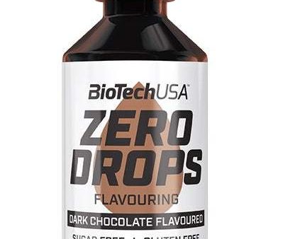 BioTechUSA Zero Drops, Dark Chocolate - 50 ml For Discount