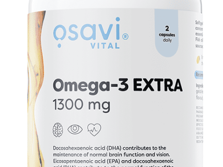 Osavi Omega-3 Extra Molecularly Distilled, 1300mg (Lemon) - 180 softgels Cheap