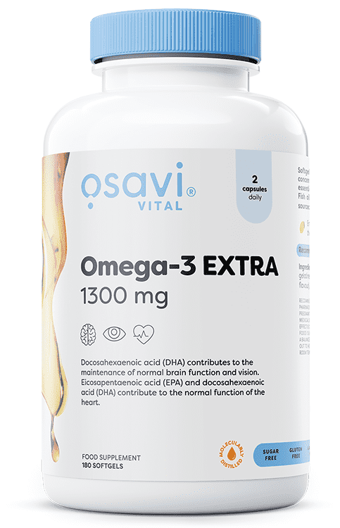 Osavi Omega-3 Extra Molecularly Distilled, 1300mg (Lemon) - 180 softgels Cheap