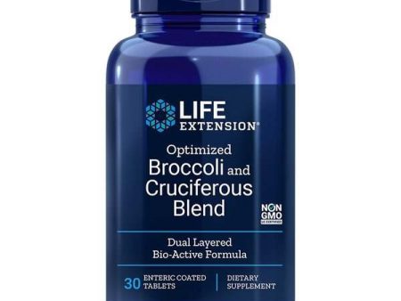 Life Extension Optimized Broccoli and Cruciferous Blend - 30 enteric coated tabs Sale