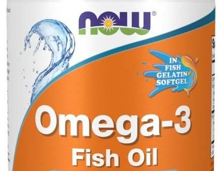 NOW Foods Omega-3 Fish Oil, Molecularly Distilled - 200 fish softgels Discount