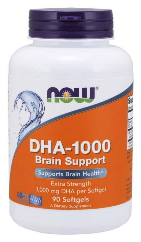 NOW Foods DHA-1000 Brain Support - 90 softgels Online