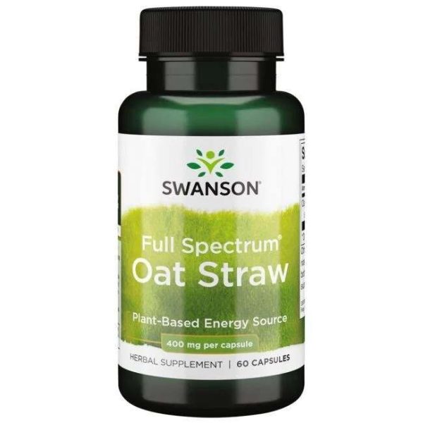 Swanson Full Spectrum Oat Straw, 400mg - 60 caps For Cheap