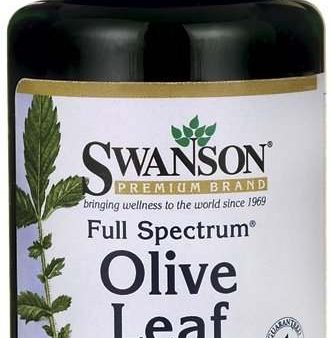 Swanson Full Spectrum Olive Leaf, 400mg - 60 caps For Sale