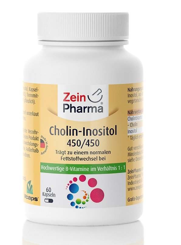 Zein Pharma Choline-Inositol 450 450mg - 60 caps For Sale