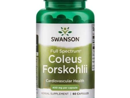 Swanson Full Spectrum Coleus Forskohlii, 400mg - 60 caps Supply