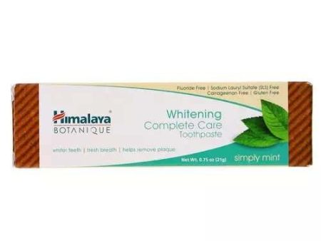 Himalaya Whitening Complete Care Toothpaste, Simply Mint - 150 grams Hot on Sale