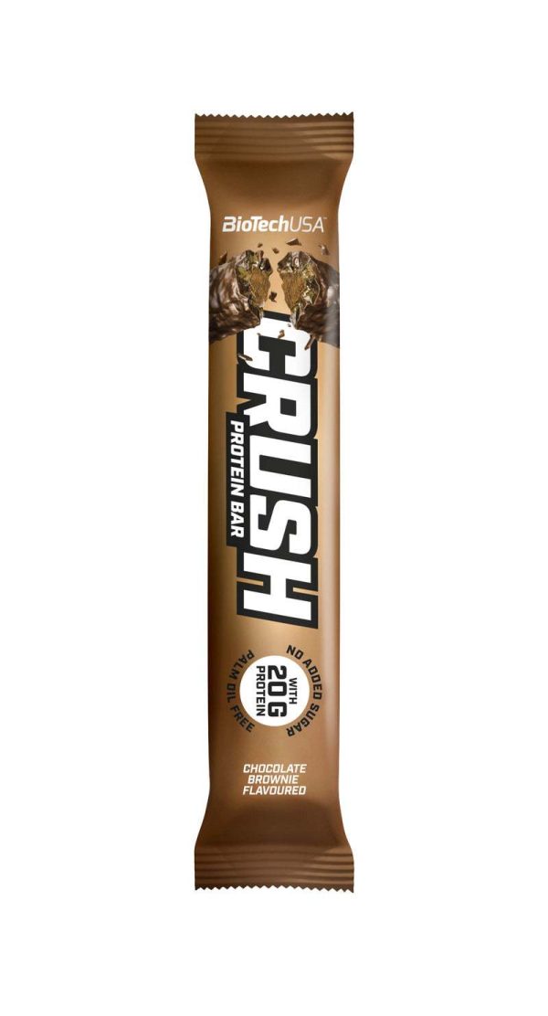 BioTechUSA Crush Bar, Chocolate Brownie - 12 x 64g Supply