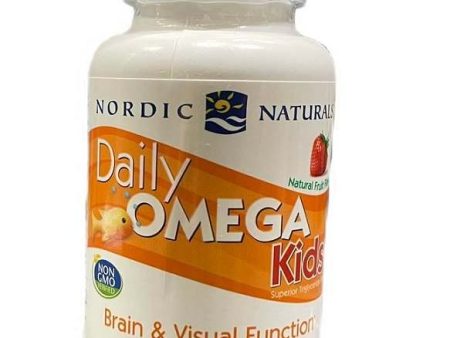 Nordic Naturals Daily Omega Kids, Natural Fruit Flavor - 30 softgels For Sale