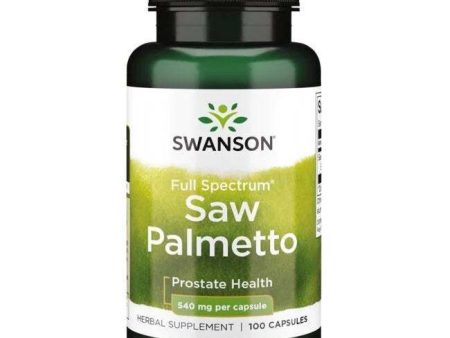 Swanson Saw Palmetto, 540mg - 100 caps Fashion