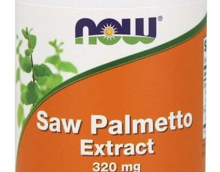 NOW Foods Saw Palmetto Extract with Pumpkin Seed Oil, 320mg - 90 veggie softgels For Sale