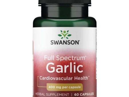 Swanson Full Spectrum Garlic, 400mg - 60 caps Fashion