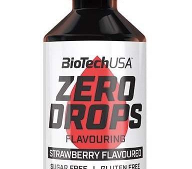 BioTechUSA Zero Drops, Strawberry - 50 ml Online Hot Sale