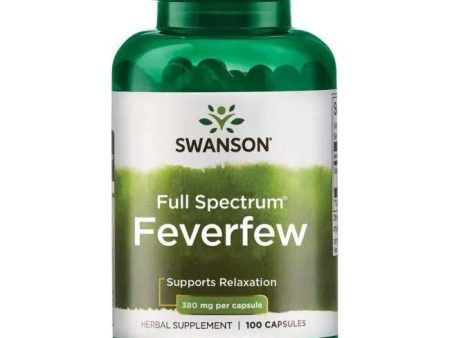 Swanson Full Spectrum Feverfew, 380mg - 100 caps For Sale