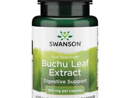 Swanson Full Spectrum Buchu Leaf Extract, 100mg - 60 caps Sale