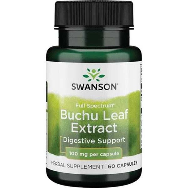 Swanson Full Spectrum Buchu Leaf Extract, 100mg - 60 caps Sale