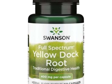 Swanson Full Spectrum Yellow Dock Root, 400mg - 60 caps For Cheap