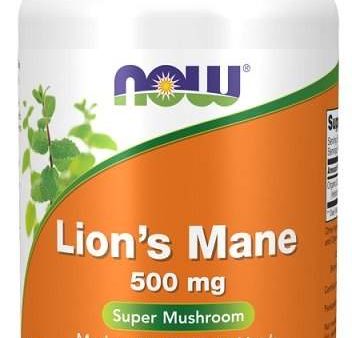 NOW Foods Lion s Mane, 500mg - 60 vcaps Sale