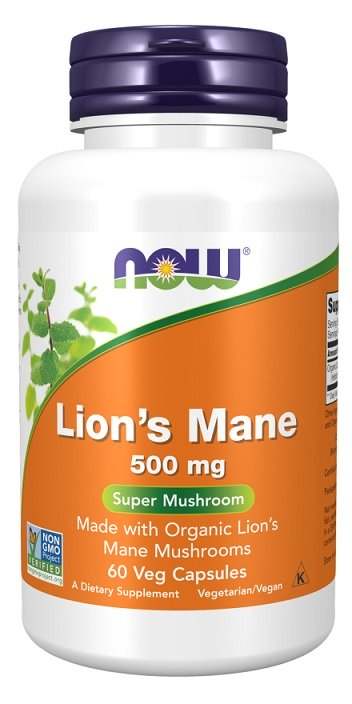 NOW Foods Lion s Mane, 500mg - 60 vcaps Sale