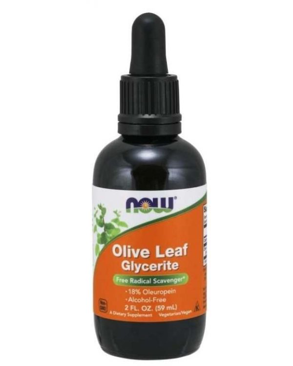 NOW Foods Olive Leaf Glycerite - 59 ml Fashion