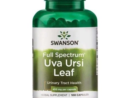 Swanson Full Spectrum Uva Ursi Leaf, 450mg - 100 caps Online Hot Sale